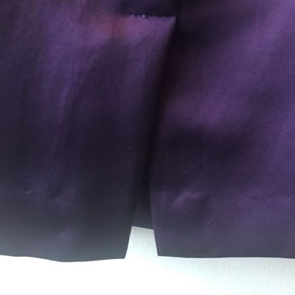 Alfred Angelo Strapless Bridesmaid Dress Purple 6 - Picture 5 of 6